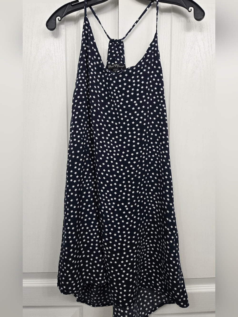 Dark Navy Blue Star Slip Dress